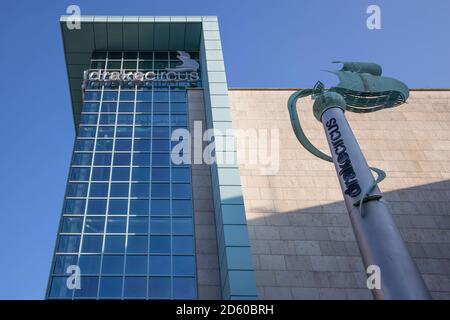 the modern drakes circus shopping complex in plymouth city centre devon Stock Photo