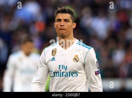 Real Madrid's Cristiano Ronaldo during the match Stock Photo