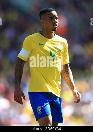 Gabriel Jesus Brazil Stock Photo Alamy