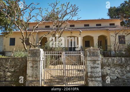 Typical houses and streets of Mount Abu, Rajasthan, India Stock Photo