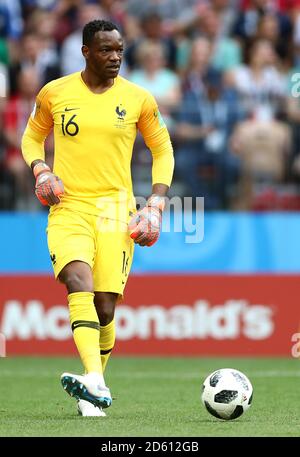 France goalkeeper Steve Mandanda Stock Photo