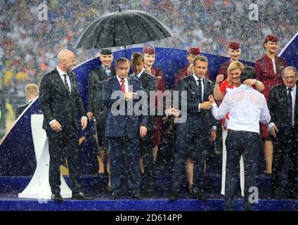 Russian President Vladimir Putin, Second Left, International Ice Hockey 