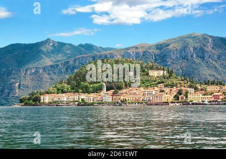 City of Lecco on Lake Como in Lombardy, Italy. Stock Photo