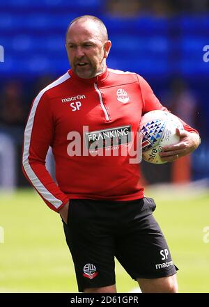 Bolton Wanderers first team assistant manager Steve Parkin Stock Photo