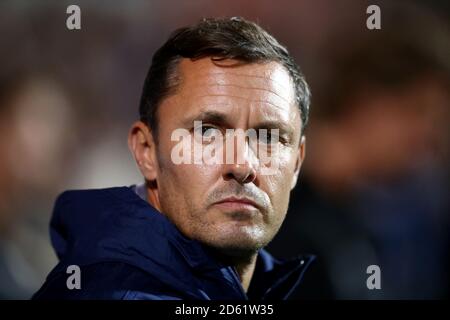 Ipswich Town manager Paul Hurst Stock Photo