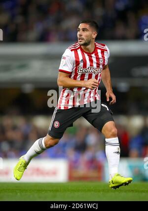 Brentford's Neal Maupay Stock Photo