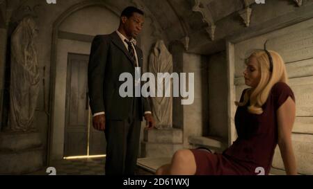 Los Angeles.CA.USA. Jonathan Majors and Abbey Lee in a scene in