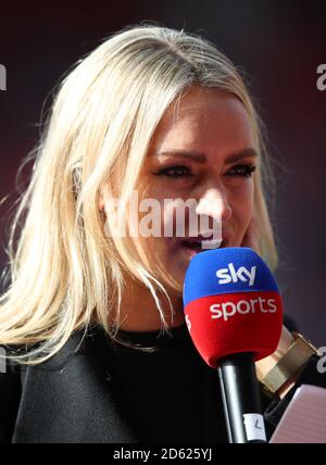 Sky Sports presenter Laura Woods Stock Photo