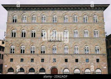 Palazzo delle Assicurazioni Generali, Florence Stock Photo