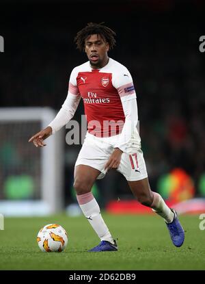 Arsenal's Alex Iwobi Stock Photo