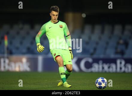 Barcelona goalkeeper Arnau Tenas  Stock Photo