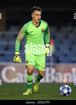 Barcelona goalkeeper Arnau Tenas  Stock Photo