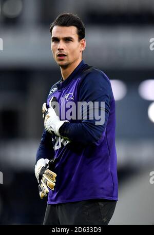 Derby County goalkeeper Kelle Roos Stock Photo