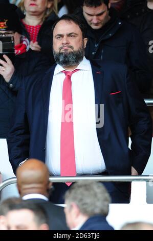 Nottingham Forest owner Evangelos Marinakis. - Crystal Palace v ...