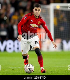 Manchester United's Andreas Pereira in action during the Premier League ...