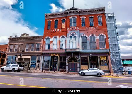 USA, Colorado, Leadville, historic Tabor Opera House Stock Photo - Alamy