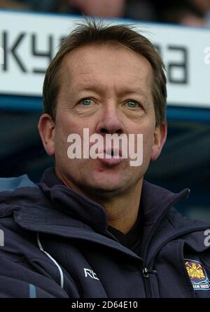 Alan Curbishley, West Ham United manager Stock Photo