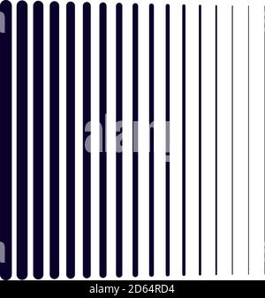 black gradient lines isolated white background vector illustration Stock Vector