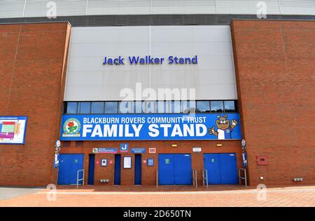 A general view of Ewood Park Stock Photo