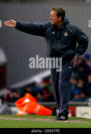 Alan Curbishley, West Ham United manager Stock Photo
