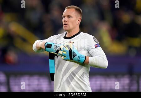 Barcelona goalkeeper Marc-Andre ter Stegen Stock Photo