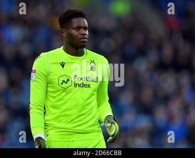 Nottingham Forest's goalkeeper Brice Samba Stock Photo