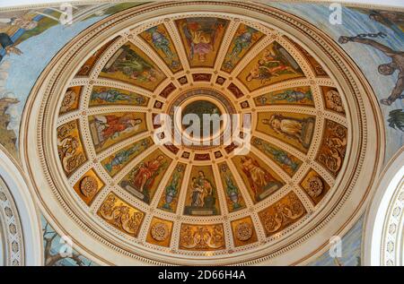 Rotunda of Puerto Rico Capitol (Capitolio de Puerto Rico). This building is a Beaux-Arts Building at downtown San Juan, Puerto Rico. Stock Photo