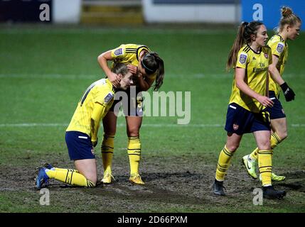 futfemdaily — Vivianne Miedema of Arsenal celebrates with Leah