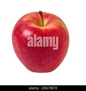red apples on a white isolated background with clipping patch Stock Photo