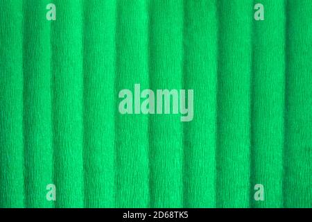 empty green crepe paper, abstract textured background Stock Photo