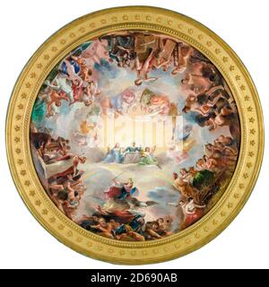Study for the Apotheosis of Washington in the Rotunda of the United States Capitol Building, painting by Constantino Brumidi, 1859-1862 Stock Photo