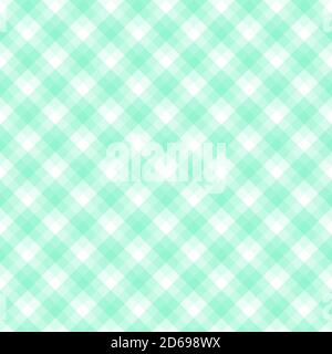 Two toned green and white checkered, seamless background pattern