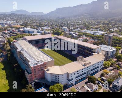 15 October 2020 - Cape Town, South Africa: Newlands rugby stadium in Cape Town, South Africa Stock Photo