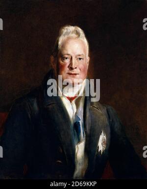 William IV. Portrait of King William IV (William Henry; 1765-1837) by David Wilkie, oil on canvas, c.1837. Stock Photo