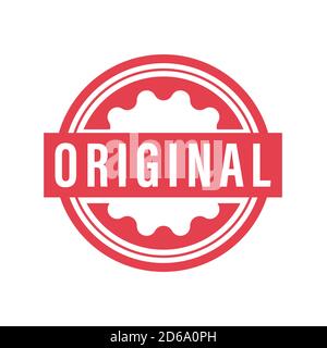 original grunge. red stamp Stock Vector