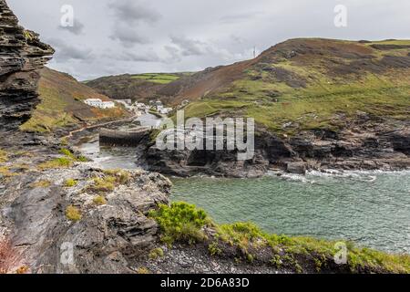 Boscastle North Cornwall between Bude and Tintagel England UK Stock Photo