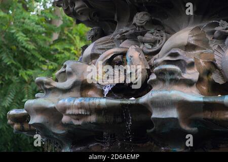 Sculptures in Sefton Park Stock Photo