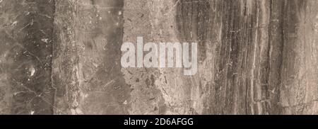 Brown marble effect texture background. Wall pattern banner. Stock Photo