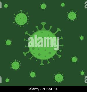 Corona virus vector icon Stock Vector