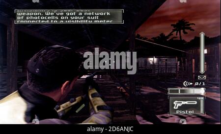 Tom Clancy's Splinter Cell Pandora Tomorrow - Sony Playstation 2 PS2 -  Editorial use only Stock Photo - Alamy