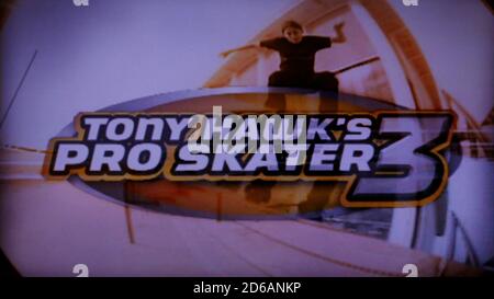 Tony Hawk's Pro Skater 3 - Sony Playstation 2 PS2 - Editorial use only Stock Photo