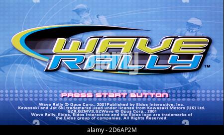 V-Rally 3 - Sony Playstation 2 PS2 - Editorial use only Stock Photo - Alamy