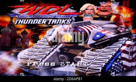 WDL Thunder Tanks - Sony Playstation 2 PS2 - Editorial use only Stock Photo