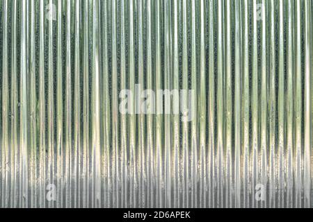 New corrugated metal or zinc texture surface or galvanize steel industrial texture and background. Stock Photo