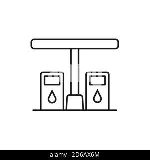 refill icon element of building icon for mobile concept and web apps. Thin line refill icon can be used for web and mobile. Premium icon on white Stock Vector