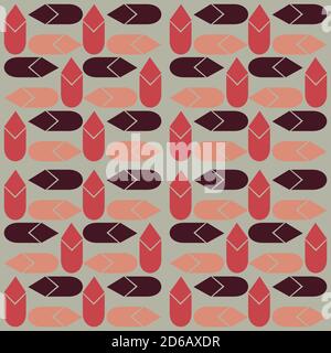 Abstract seamless pattern. Vector illustration. Print on paper, fabric, ceramic Stock Vector