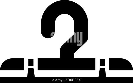 hanger accessory clothing vector illustration line and fill icon Stock  Vector Image & Art - Alamy