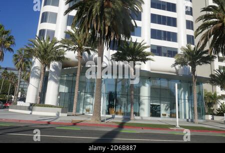 Santa Monica, California, USA 14th October 2020 A General view of atmosphere former Ocean Front Avenue, former homes of Grace Kelly, Warren Beatty, Cary Grant, Yvonne DeCarlo, Marelene Dietrich, Marion Davies, Charlie Chaplin and Mae West in Santa Monica, California, USA. Photo by Barry King/Alamy Stock Photo Stock Photo