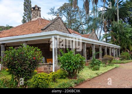 Front of Karen Blixen Museum and home Stock Photo