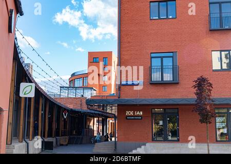 Moscow, Russia - September 15 2020: Hlebozavod 9 - creative industries cluster in Moscow. Stock Photo